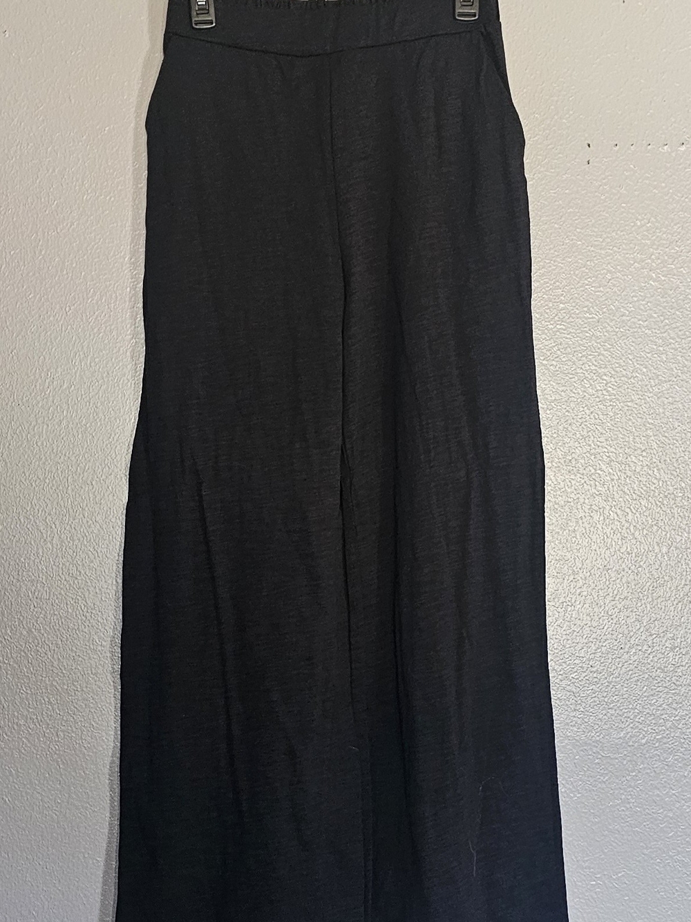 SHEIN Black Maxi Wide-Leg Pants